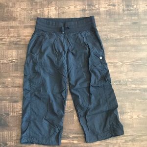 Size 8 Lululemon wide leg crops